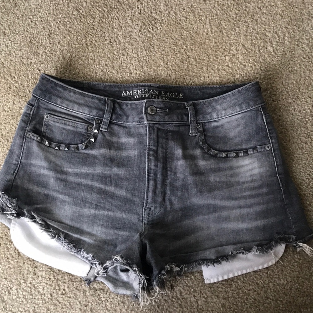 Gray American Eagle Shorts